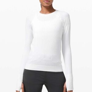 lululemon athletica White Rest Less Pullover